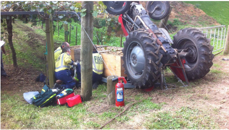 Worker dies after being crushed by tractor